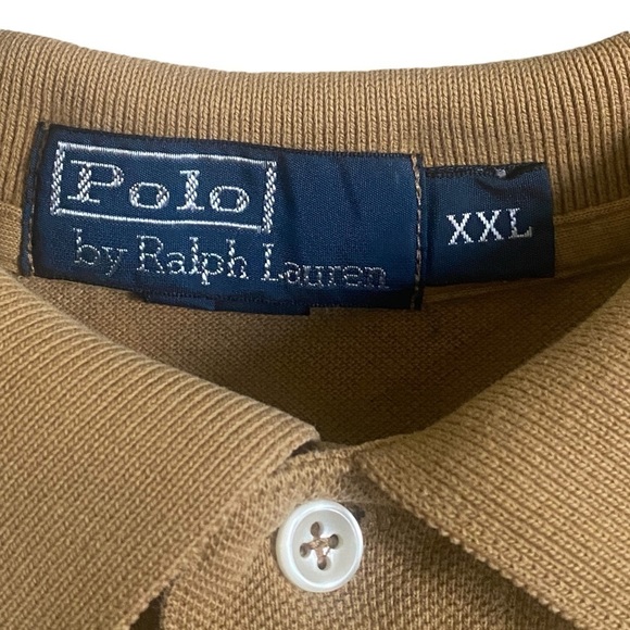 POLO Ralph Lauren Big & Tall Pique Polo Dark Tan with Pony Logo Normcore Si… - Picture 2 of 13